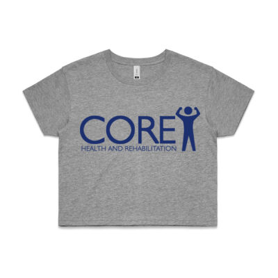 CORE Blue Logo Crop Tee Thumbnail