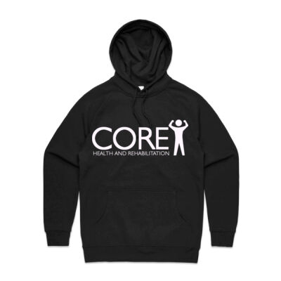 CORE White Logo Hoody Thumbnail