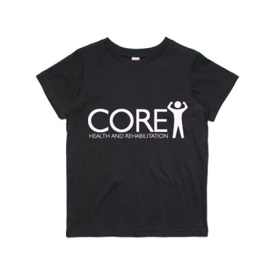 CORE White Logo Kids/Youth Tee Thumbnail